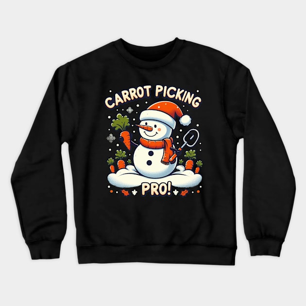 Carrot Picking Pro Crewneck Sweatshirt by ramith-concept